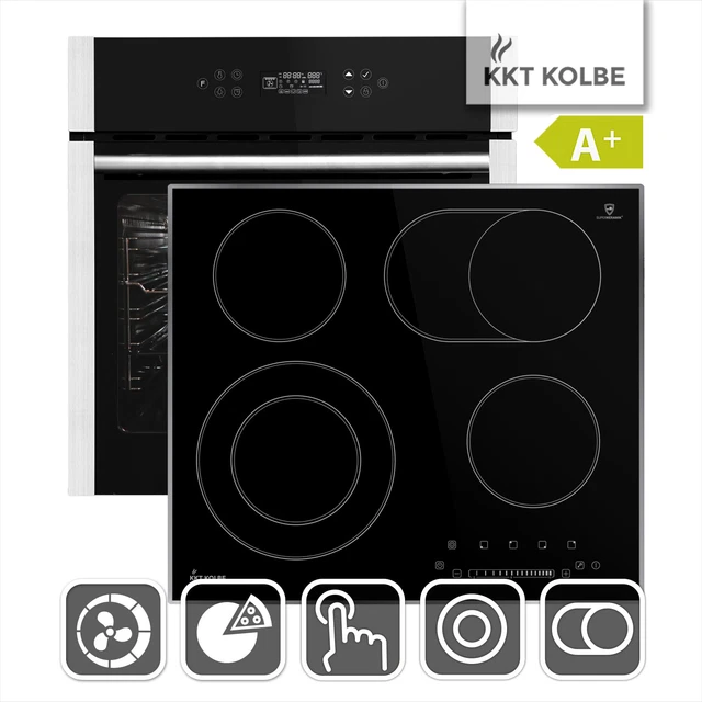 Cuisinière: 60cm Four encastrable EB8313ED + 59cm Plaque Eletrique KFS59ED