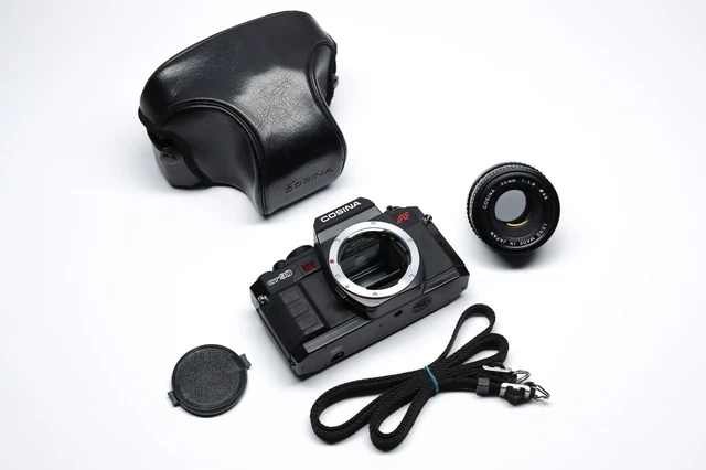 Cosina Hi-Lite Hi Lite HDL Gehäuse Body SLR Kamera Spiegelreflexkamera Foto Sand