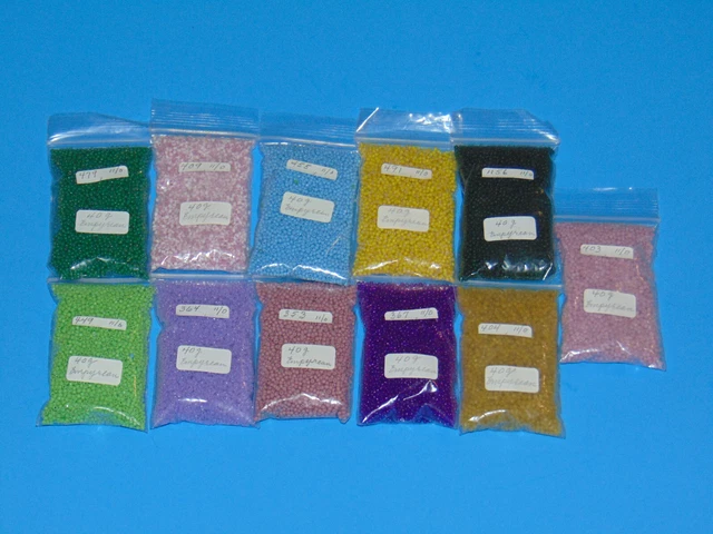 Vintage Empyrean 11/0 Seed Bead Variety Lot of 11 Packs 432 Grams NOS Vintage Empyrean 11/0 Seed Bead Variety Lot of 11 Packs 432 Grams NOS