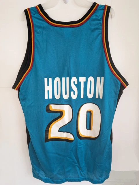 Vintage Champion Joe Dumars Jersey Detroit Pistons NBA Sz 44 - RARE