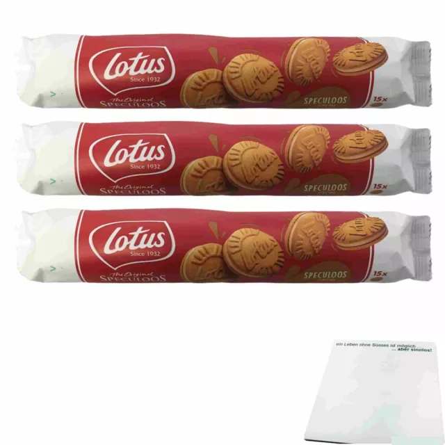 Lotus The Original Speculoos Doppelkeks Spekulatius Creme 3er Pack (3x150g Rolle