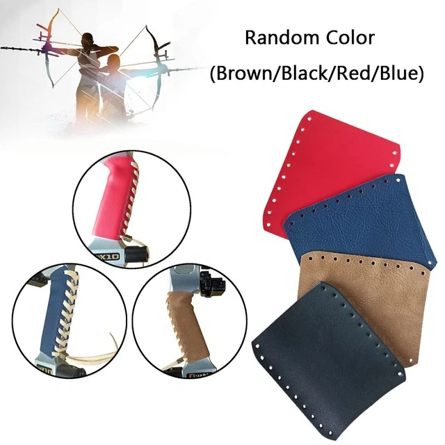 Archery Bow Real Leather Handle Skin Cover Grip Protecteur Non-Slip Compound Bow