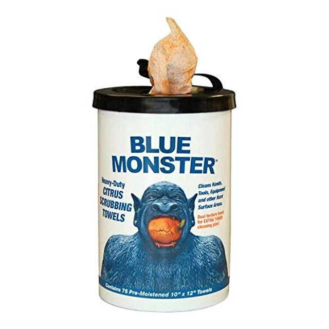 Blue Monster 77095 Blue Monster Heavy-Duty Citrus Scrubbing Towel, 12 x 10