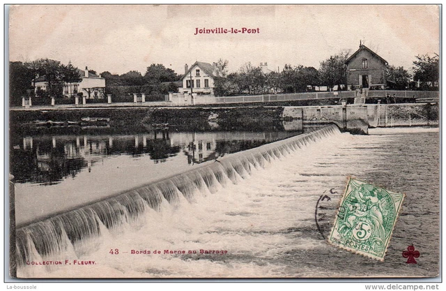 94 JOINVILLE LE PONT -- Bords de marne au barrage.