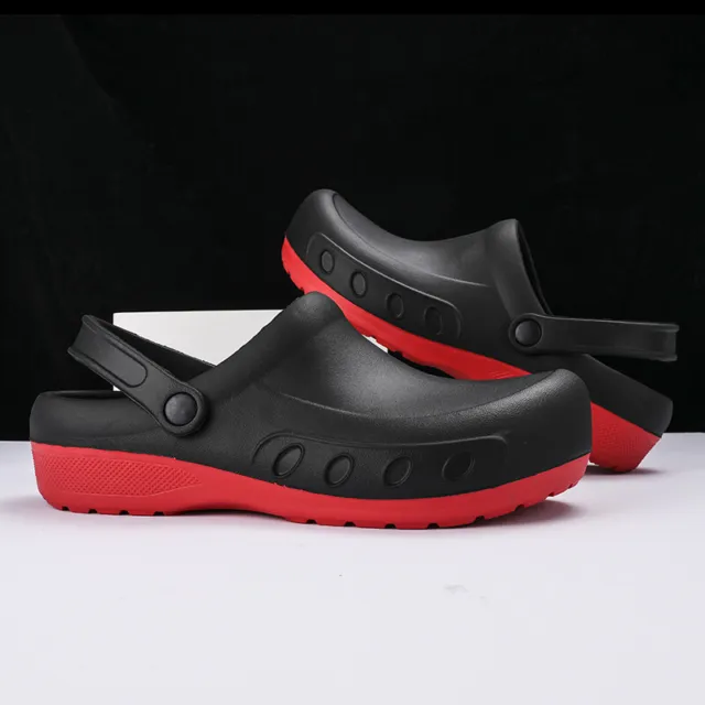 Non-slip Chef shoes Mens Womens kitchen Safety Shoes Slip on Work Boots UK-11