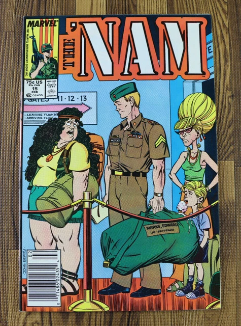 1988 Marvel Comics The NAM #15 NEWSSTAND VF/VF+