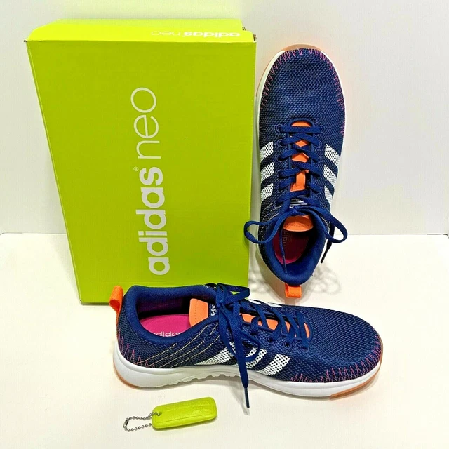 Adidas Cloudfoam Super Flex Running Shoes AW4206 Women Sz 7 Box Keychain Astros