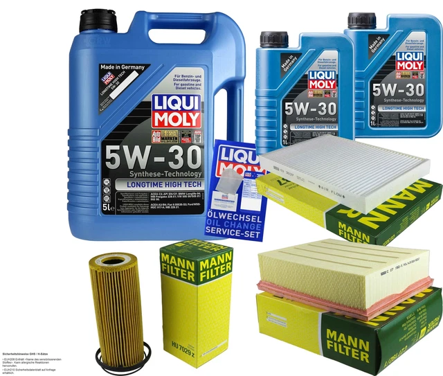 thumbnail image 2 of EISENFELS Inspection Kit For Audi A5/S5 Cabriolet (8F7) – 7L Liqui Moly 5W-30 + MANN Filters 2 of 5