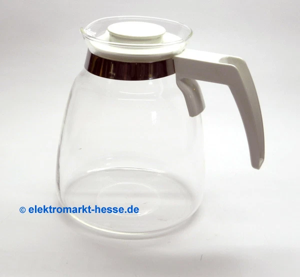 Melitta Glaskanne Typ202 weiß 1,6Ltr 12Tassen für Kaffeemaschinen Aroma Grande