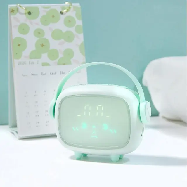 Kids Alarm Clock Children's Sleep Trainer Wake Up Light Night Light Sleep Timer
