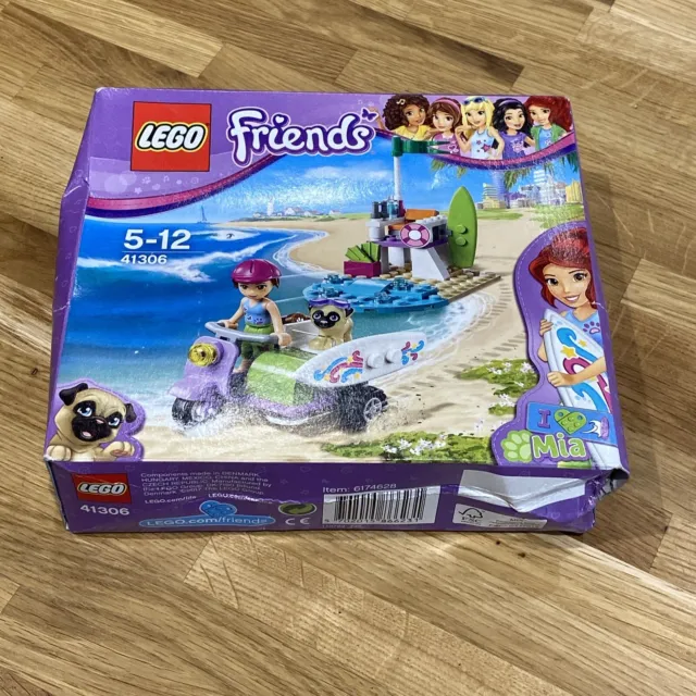 Lego Friends Mia's Beach Scooter (41306) Brand New Unopened Box Dented