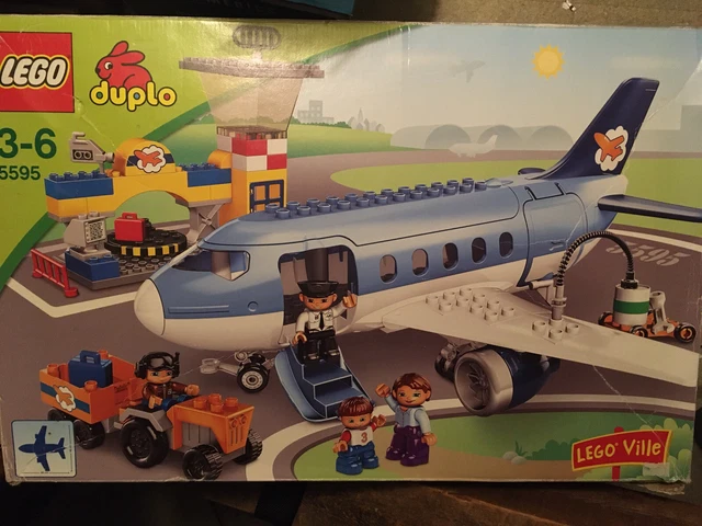 DUPLO AIRPORT AND Jumbo Jet Rare Set 5595 60.00 PicClick UK