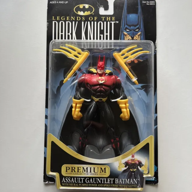 Vintage Assault Gauntlet Batman Legends of the Dark Knight Premium Kenner 1996