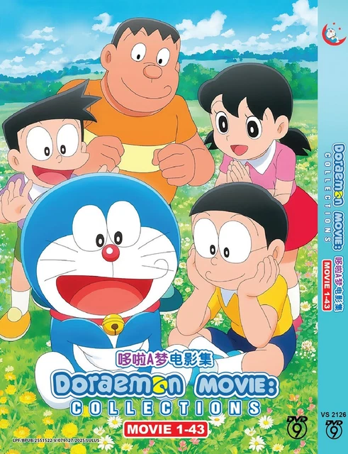 ANIME DVD DORAEMON The Movie Collection 1-43 Movies English