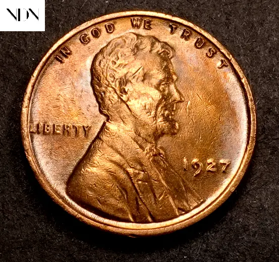 1927 Lincoln Wheat Penny Cent - Choice BU++ Red - Better Date! #W561