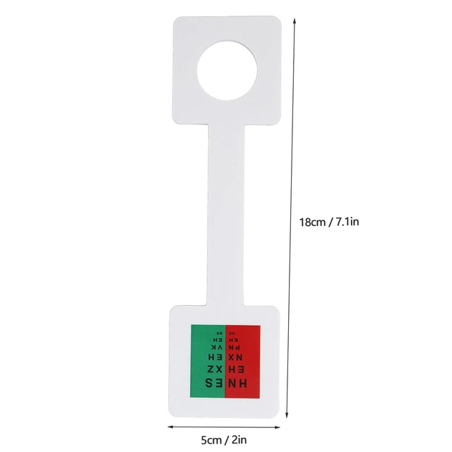 Check Tester Clear Pattern Dirt Resistant Eye Check Tester For School For Men