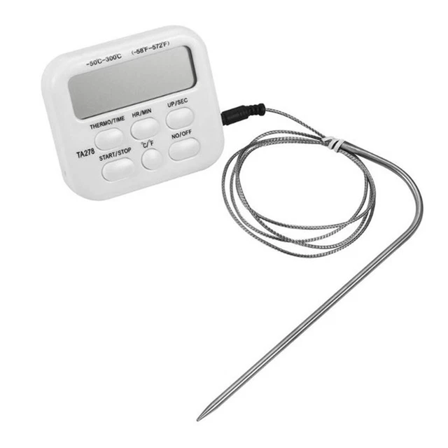 Termómetro digital de cocina con sonda termómetro de carne para herramienta de cocina barbacoa