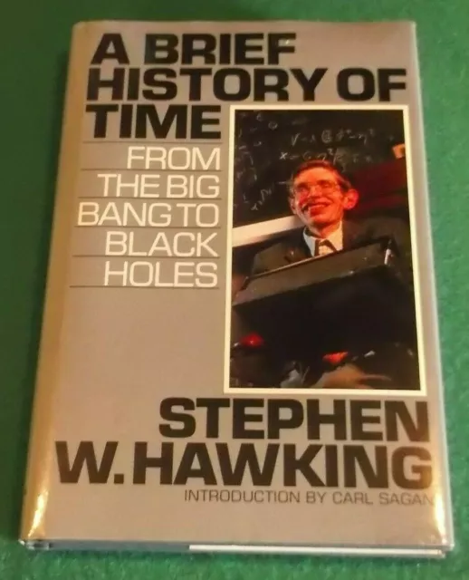 Stephen Hawking A BRIEF HISTORY OF TIME 1st/1st 1988  Rare First Edition