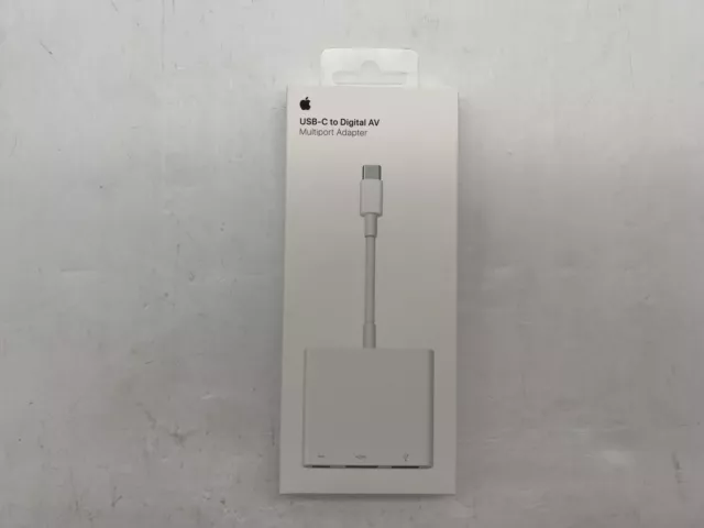 Genuine Apple USB-C to Digital AV Multiport Adaptor Model A2119 - Brand New Genuine Apple USB-C to Digital AV Multiport Adaptor Model A2119 - Brand New