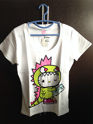 Sanrio Hello Kitty Tokidoki Tee Adult Short Summer T-Shirt Tee M Size