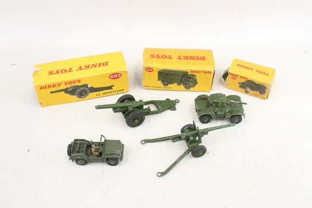 Jeep Willys Militaire Miniature – Échelle 1/8, Moulé Sous Pression, Très Bon état
