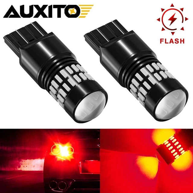 Flash LED Brake Stop Light Bulbs 7440 7443 Red Color for Honda CR-V 1997-2016 EK