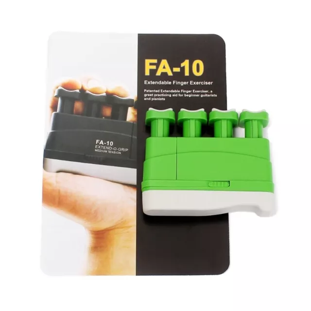 Finger Strengthener, 4 Tension Adjustable Hand Exerciser Grip Trainer for Guitar