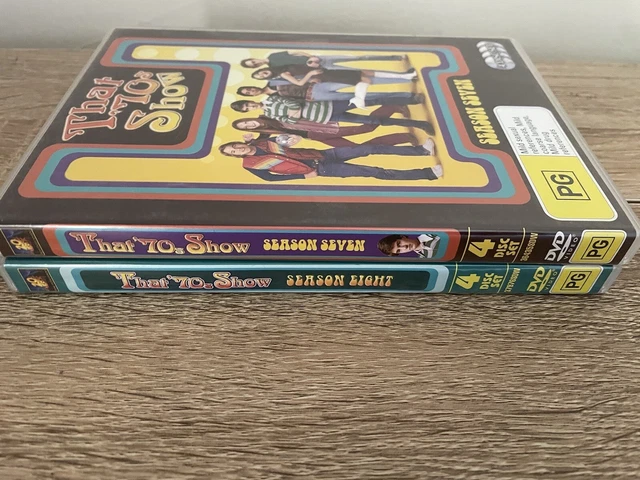 That 70's Show Seasons 7 and 8 (8 Discs) DVD  Region 4 Comedy Drama VGC 3
