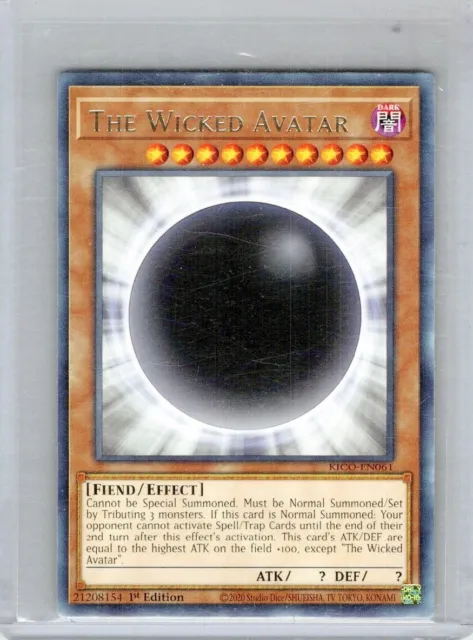 Yu-Gi-Oh King's Court 1st Edition KICO-EN061 The Wicked Avatar