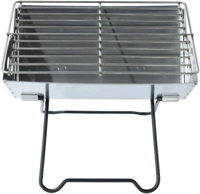 kalili barbecue stove bonfire stand grill stainless steel folding type (small)