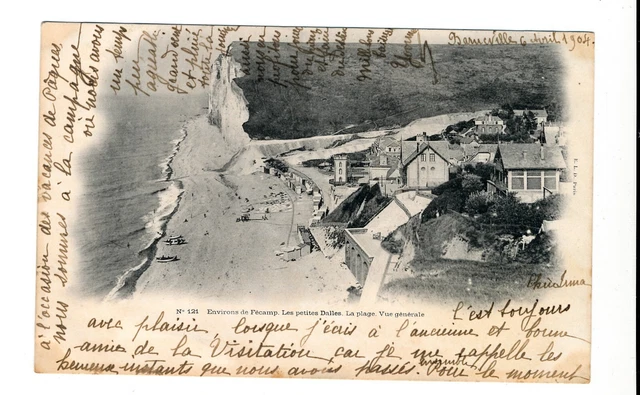 C13789 - Une Carte Postale Ancienne - LES PETITES-DALLES - La plage vue générale