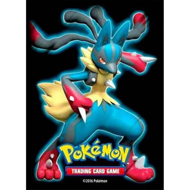 MEGA LUCARIO | Pokemon Center Card Game Sleeve Protector (2016) $1.11