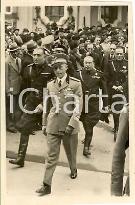 1935 MILANO Duca di BERGAMO inaugura XVI Fiera Campionaria *Fotografia
