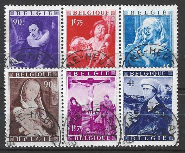 Belgique Yvert et Tellier 792/797 Oblitéré