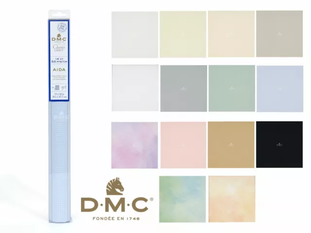 Dmc Charles Craft Aida Gold Standard- Assorted Colours  And Counts - 15X18"