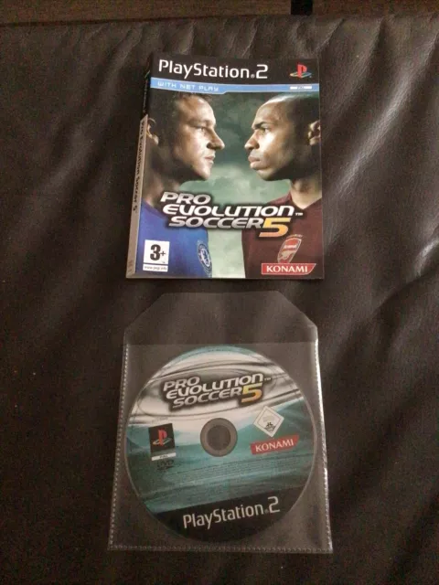 PlayStation 2 - PS2 - Pro Evolution Soccer 5 PES  - Disc and Insert Only