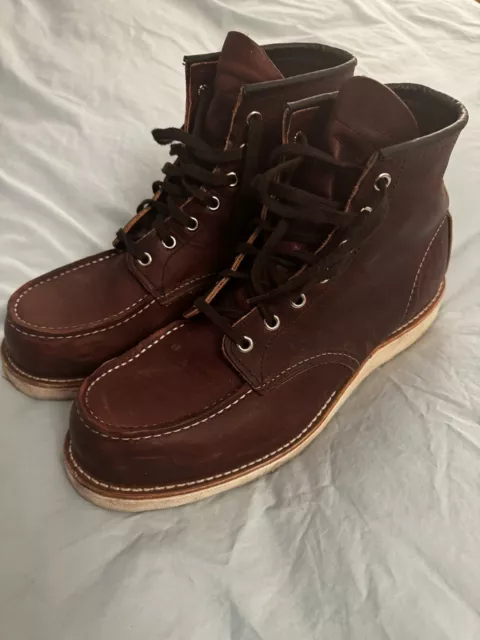 Red Wing 8138 Classic Moc Toe Work Boots  Size 11 EE Made In USA