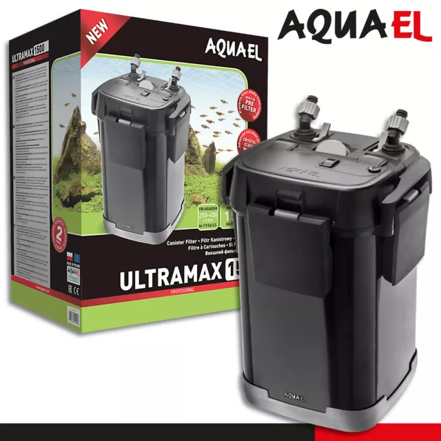 Aquael Filtre Ultramax 1500 Externe Aquarium Traitement De L'Eau Poissons