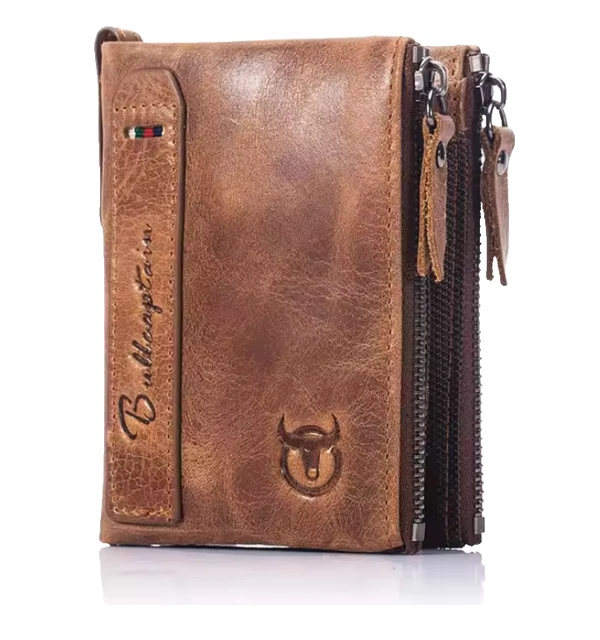 Portefeuille Diesel Unisexe - Denim Jean Noir / Cuir Marron / Toile Bâche - Bon État Occasion