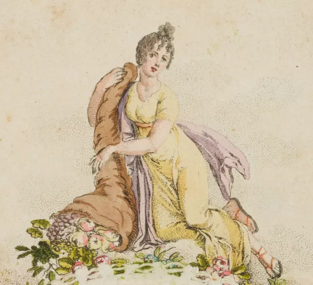 Glückwunschkarte mit Papierspitze,  1814, Kupferstich Unbekannt (19.Jhd) 3
