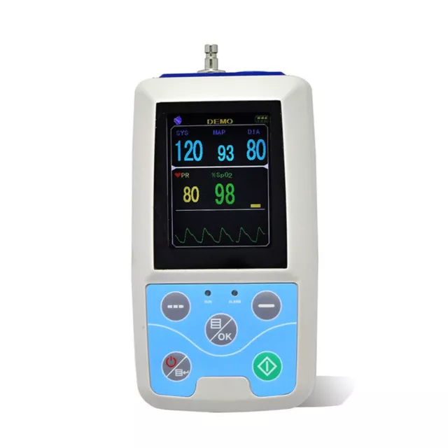 CE portable 24 HEURES, Moniteur du patient BP NIBP,MAPA,SPO2,PR, CONTEC PM50 3