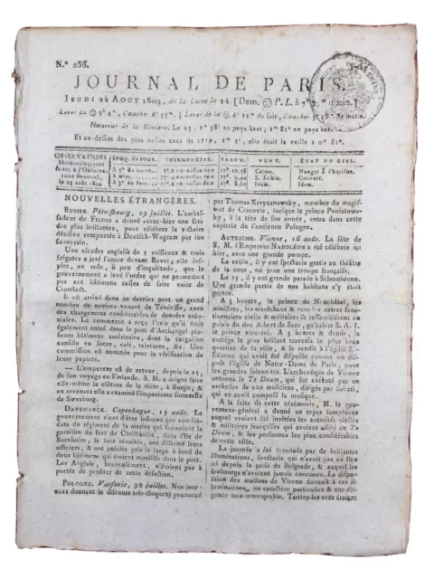 Boulogne sur Mer 1809 Flessingue Viserny Moislains Redon Amiens Comparot