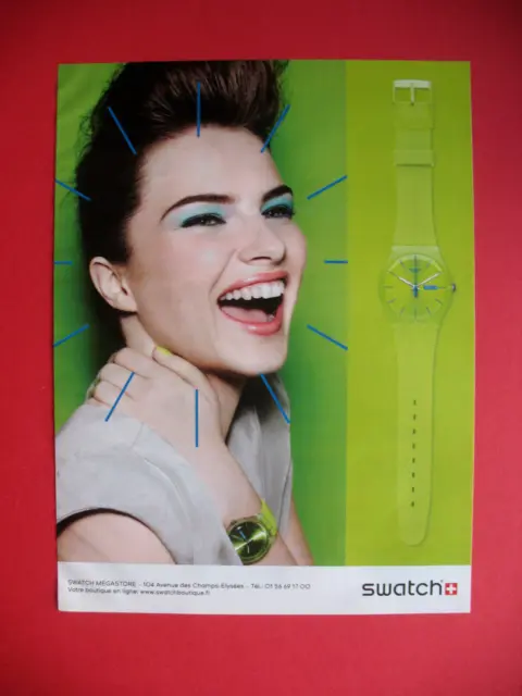 Publicite De Presse Swatch Montre Suisse New Gent Ad 2011