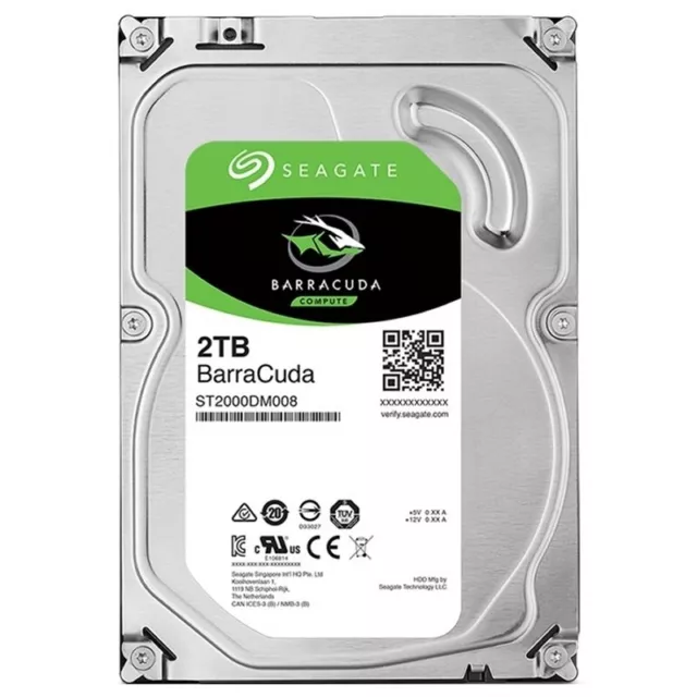 Disco duro Seagate BarraCuda ST2000DM008 2TB 3,5" SATA3