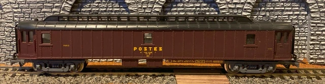 Wagon Postal SNCF Jouef échelle HO Réf 5650 - Époque 3 - Occasion état Correct