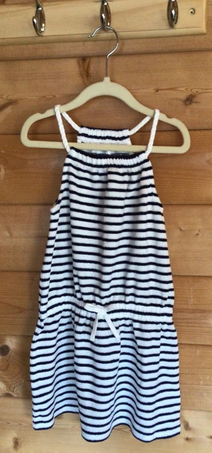 Brand New With Tags Next Black and White Striped Dress Age 5 Years RRP £14.00