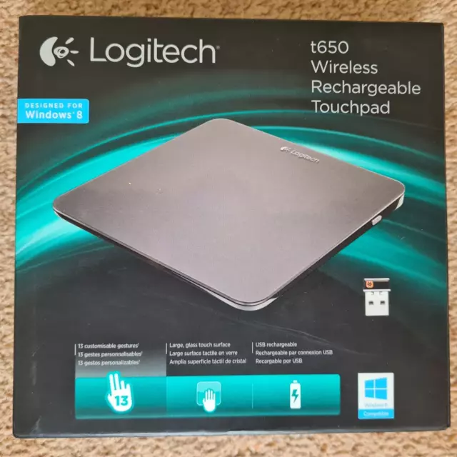 Logitech t650 Wireless rechargeable touchpad