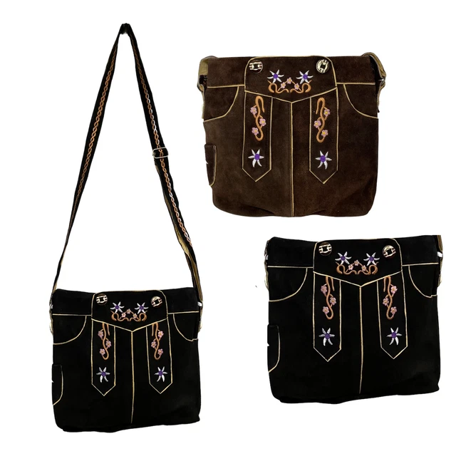 Borsa tradizionale borsa dirndl borsa a mano vera pelle borsa a mano Oktoberfest wasen