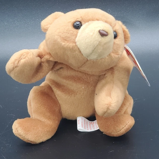 BEANIE BABIES TY Original Baby Cubbie Bear, Retired PVC Pellets 24.