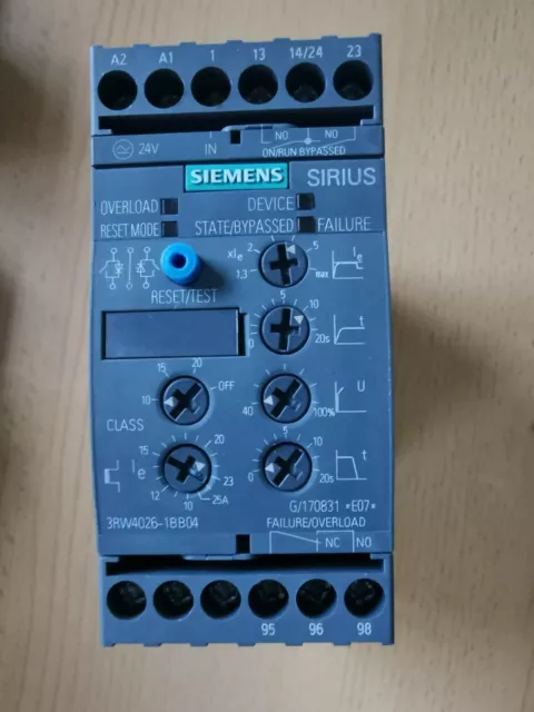 Siemens Sanftstarter   3Rw4026-1Bb04   3Rw40261Bb04
